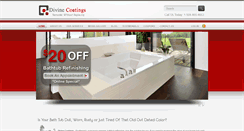 Desktop Screenshot of divinecoatings.com